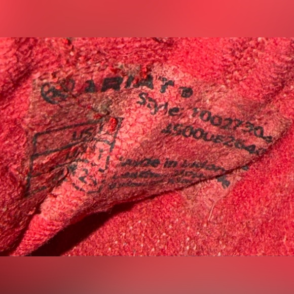 Ariat Kids American Flag Western Boots | Size 12 |Distressed Leather |Patriotic - Picture 10 of 10